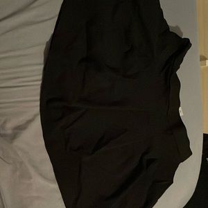 Black mini skirt